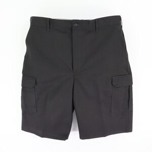 Regent Cargo Shorts Mens Size 40 Black‎ Cotton Blend Pockets Flat Front Everyday